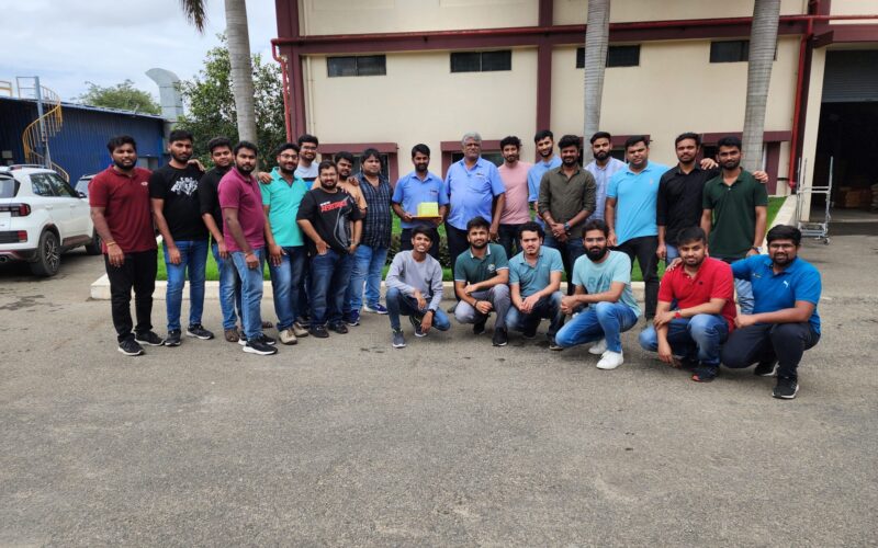 SACHA Industrial visit at Goldsun Auto Private Ltd